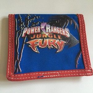 power rangers jungle fury wallet  Kids Bi-Fold Plastic Wallet